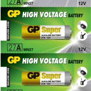 5 stk. GP 27A 12 volt Alkaline batteri 12 volt batterier