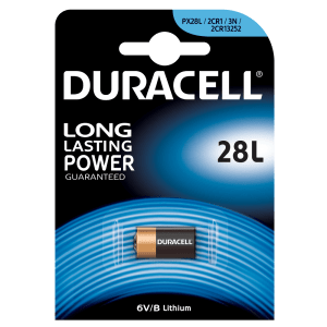 Duracell 28L / 4LR44 6 Volt Lithium batteri Batterier Lithium