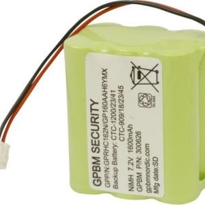 GP160AAH6YMX batteri, Passer til alarmsystem CTC-1200/23/41 CTC-909/18/23/45 Alarm batterier