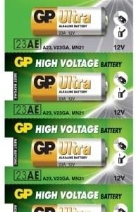 5 stk. GP 23A 12 volt Alkaline batteri 12 volt batterier