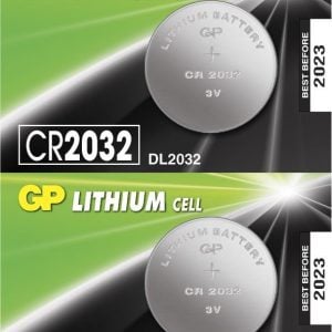 5 stk. CR2032 3 Volt Lithium batteri Knapbatterier (3V)