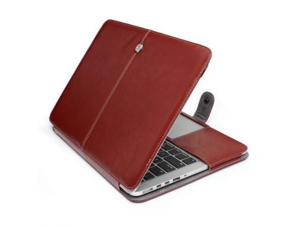 Riga læder sleeve til Macbook Pro 15″-Brun Computer Sleeves