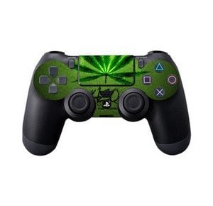 PS4 controller skin – Green Leaf Gaming