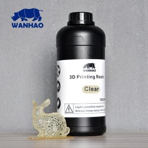 Wanhao 3D-Printer UV Resin – 1000 ml – Clear Resin