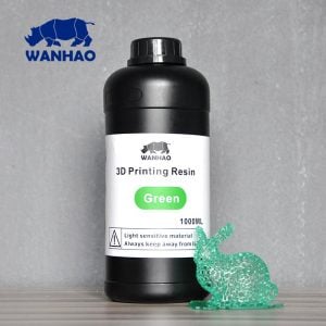 Wanhao 3D-Printer UV Resin – 1000 ml – Green Resin