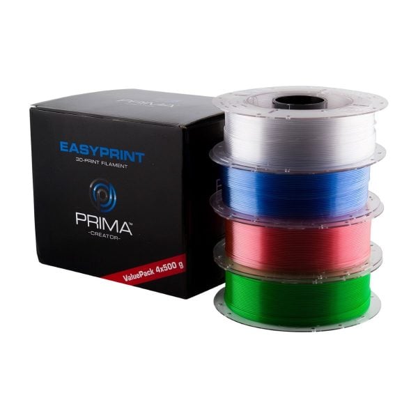 EasyPrint PETG Value Pack – 1.75mm – 4x 500 g (Total 2 kg) 3D Filament