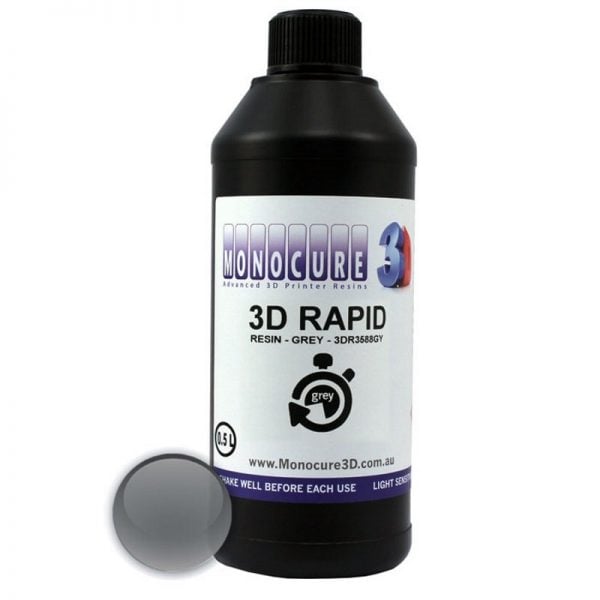 Monocure 3D RAPID resin – 1000ml – Grey Resin