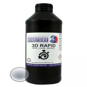 Monocure 3D RAPID resin – 1000ml – Clear Resin