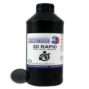 Monocure 3D RAPID resin – 1000ml – Black Resin