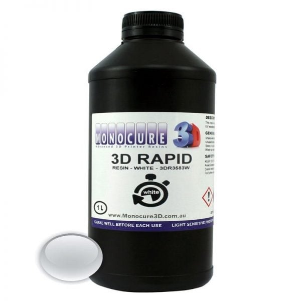Monocure 3D RAPID resin – 500ml – White Resin