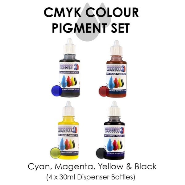 Monocure 3D CMYK Pigment Set (4 x 30 ml) Resin