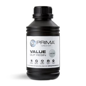 PrimaCreator Value UV / DLP Resin – 500 ml – Light Grey Resin