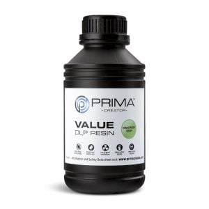 PrimaCreator Value UV / DLP Resin – 500 ml – Transparent Green Resin