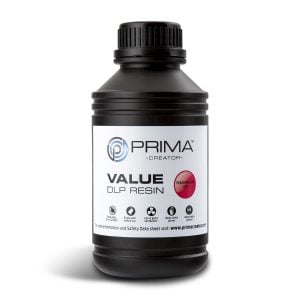 PrimaCreator Value UV / DLP Resin – 500 ml – Transparent Red Resin