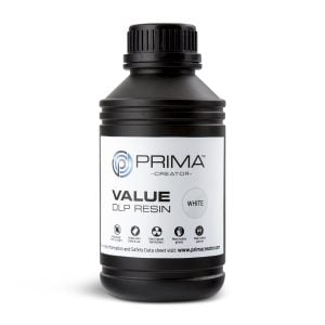 PrimaCreator Value UV / DLP Resin – 500 ml – White Resin