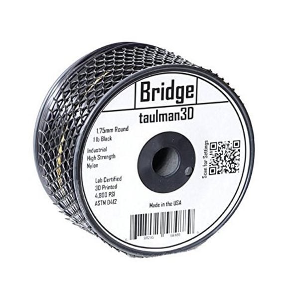 Taulman Bridge Nylon – 1.75mm – 450g – Black 3D Filament