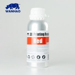 Wanhao 3D-Printer UV Resin – 500 ml – Red Resin