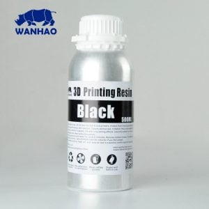 Wanhao 3D-Printer UV Resin – 500 ml – Black Resin