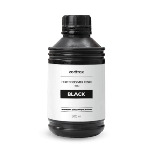 Zortrax UV Resin – Pro – 500ml – Black Resin