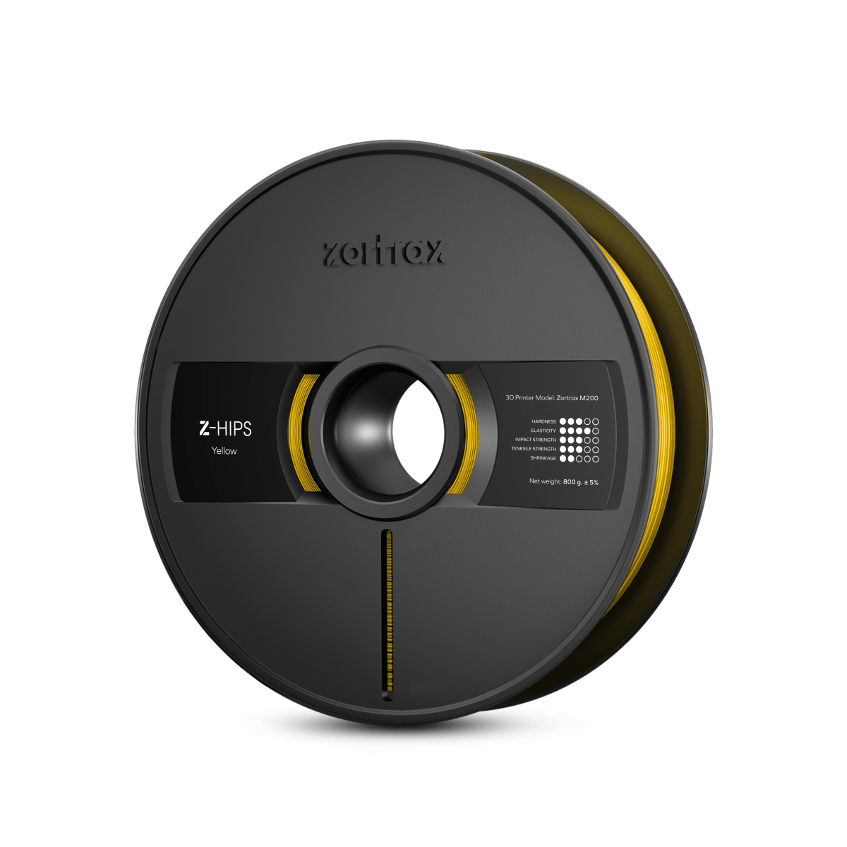 Zortrax Z-HIPS – 1.75mm – 800g – Yellow Zortrax Z-HIPS - 1.75mm - 800g - Yellow