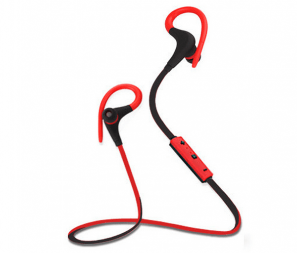 Trådløst Bluetooth løbe headset – til løb og fitness-Rød Headset og headphones