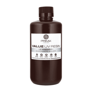 PrimaCreator Value UV / DLP Resin – 1000 ml – Chromatic Silver Resin