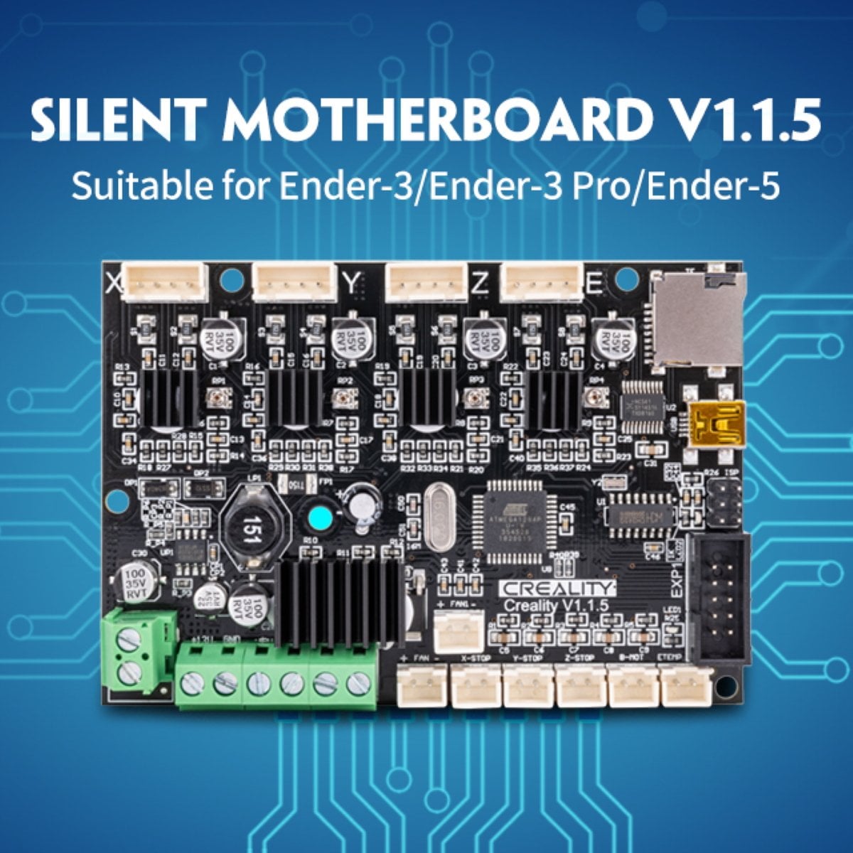 Creality 3D Silent 1.1.5 Mainboard for Ender 5 Pro Ender 5