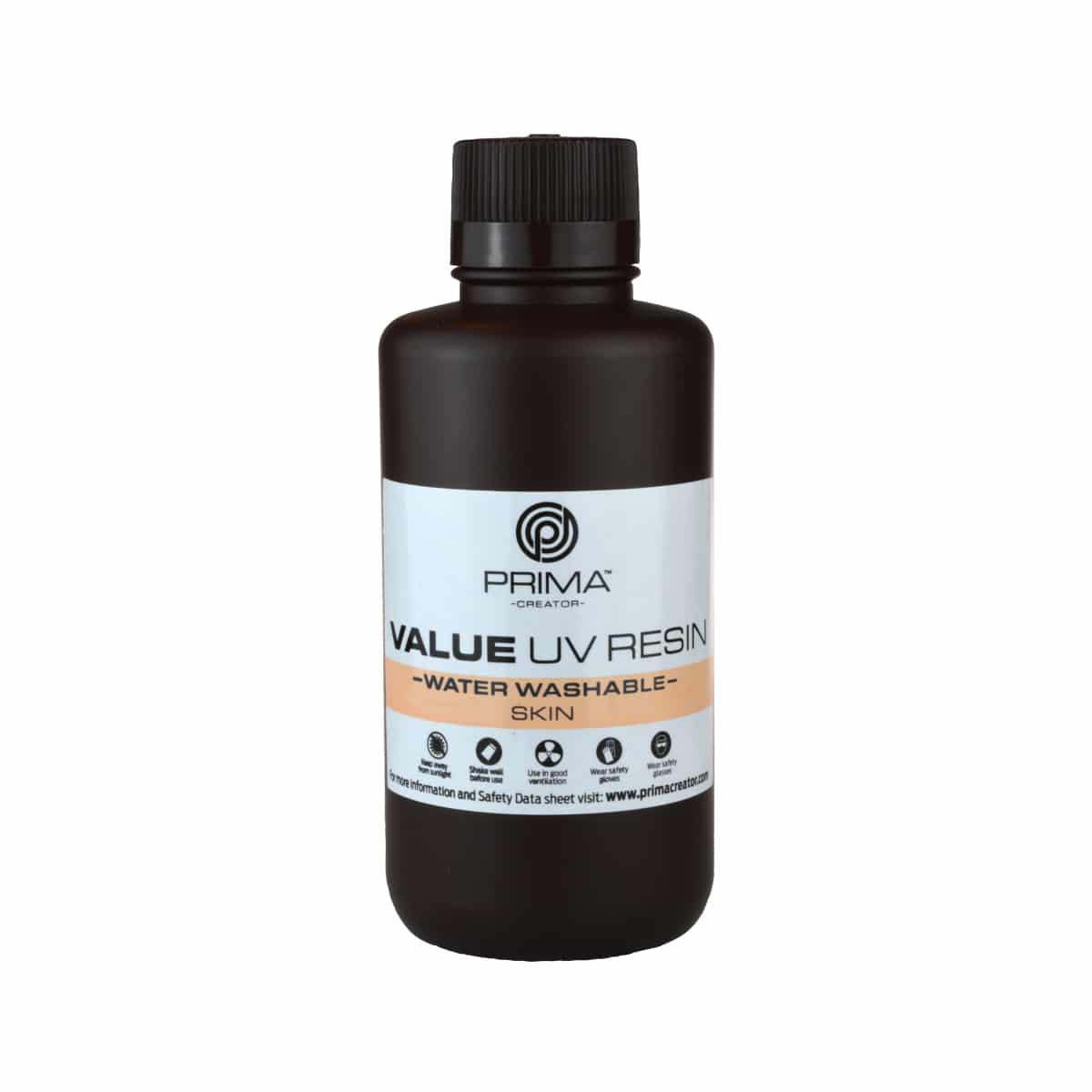 PrimaCreator Value Water Washable UV Resin – 500 ml – Skin Resin