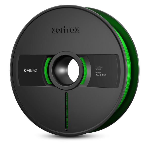 Zortrax Z-ABS v2 filament – 1,75mm – 800g – Green Zortrax Filament